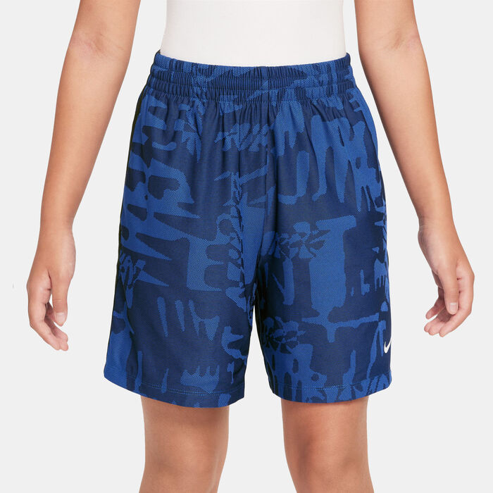 Nike Kids' Dri-FIT Multi Training Shorts Blue Nike Kids' Dri-FIT Multi Training Shorts Blue image number 0