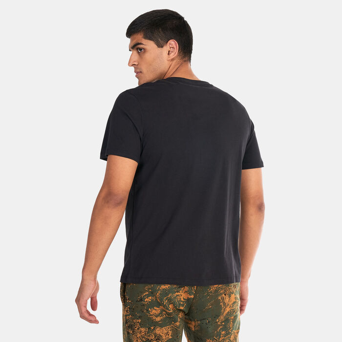 Timberland Men's Printed Logo Authentic T-Shirt Black Timberland Men's Printed Logo Authentic T-Shirt Black image number 1