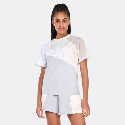 adidas Originals Women's Adicolor Split Trefoil T-Shirt in KSA | SSS