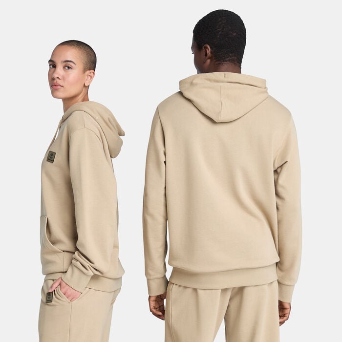 Timberland Men's Woven Badge Hoodie Green Timberland Men's Woven Badge Hoodie Green image number 1