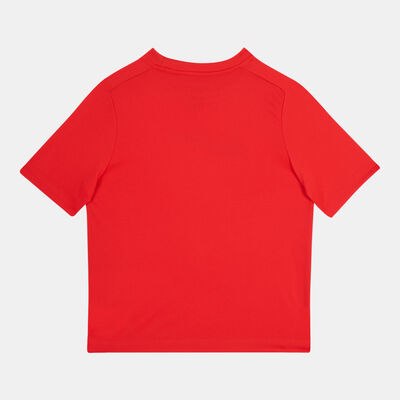 Nike Kids' Dri-FIT Multi Graphic Training Top Red