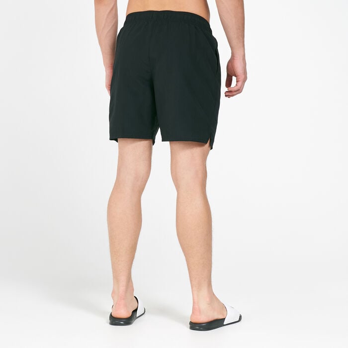 Nike Swim Men's 7-inch Volley Swimming Shorts Black Nike Swim Men's 7-inch Volley Swimming Shorts Black image number 1