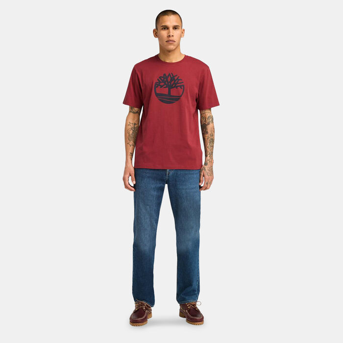 Timberland Men's Kennebec River Tree Logo T-Shirt Red Timberland Men's Kennebec River Tree Logo T-Shirt Red image number 2