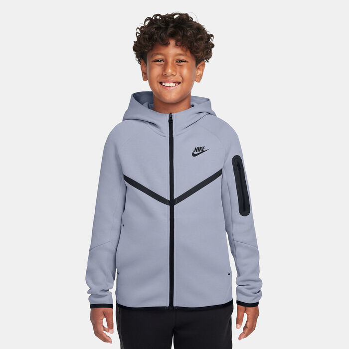 Nike Kids' Sportswear Tech Fleece Full-Zip Hoodie Grey Nike Kids' Sportswear Tech Fleece Full-Zip Hoodie Grey image number 0