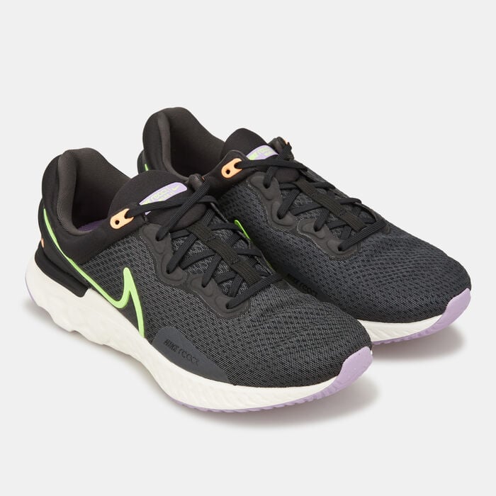 Nike Men's React Miler 3 Road Running Shoe Grey Nike Men's React Miler 3 Road Running Shoe Grey image number 1