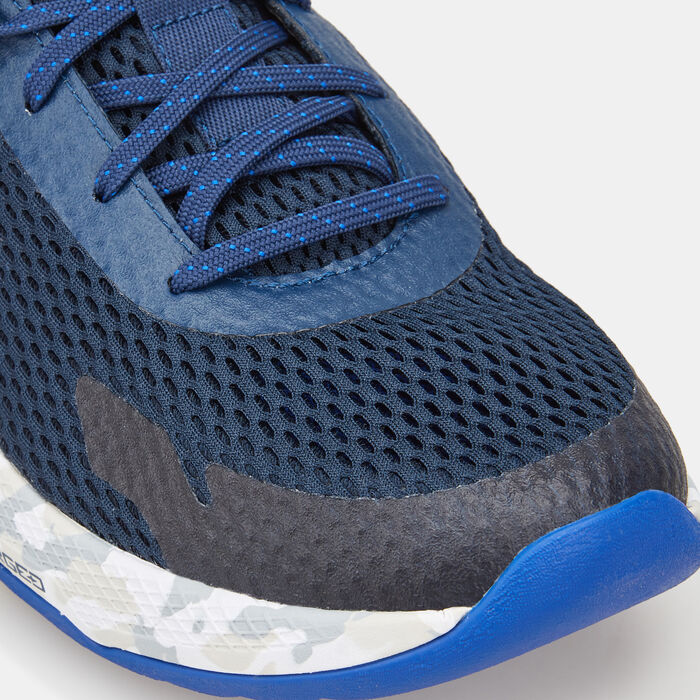 Under Armour UA Project Rock BSR 2 Marble Shoe Blue Under Armour UA Project Rock BSR 2 Marble Shoe Blue image number 4