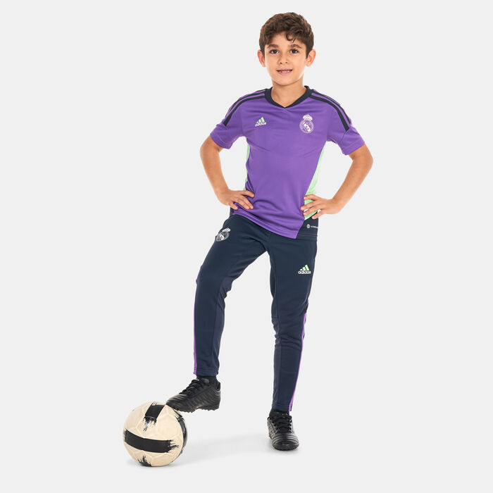 adidas Kids' Real Madrid Condivo 22 Training Pants Blue adidas Kids' Real Madrid Condivo 22 Training Pants Blue image number 2