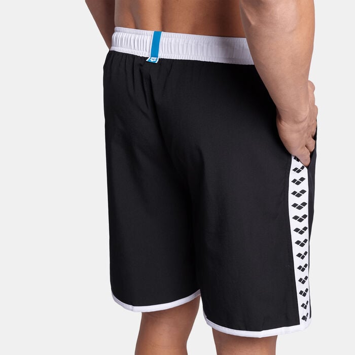 Arena Men's Team Stripe Bermuda Swimming Shorts Black Arena Men's Team Stripe Bermuda Swimming Shorts Black image number 4
