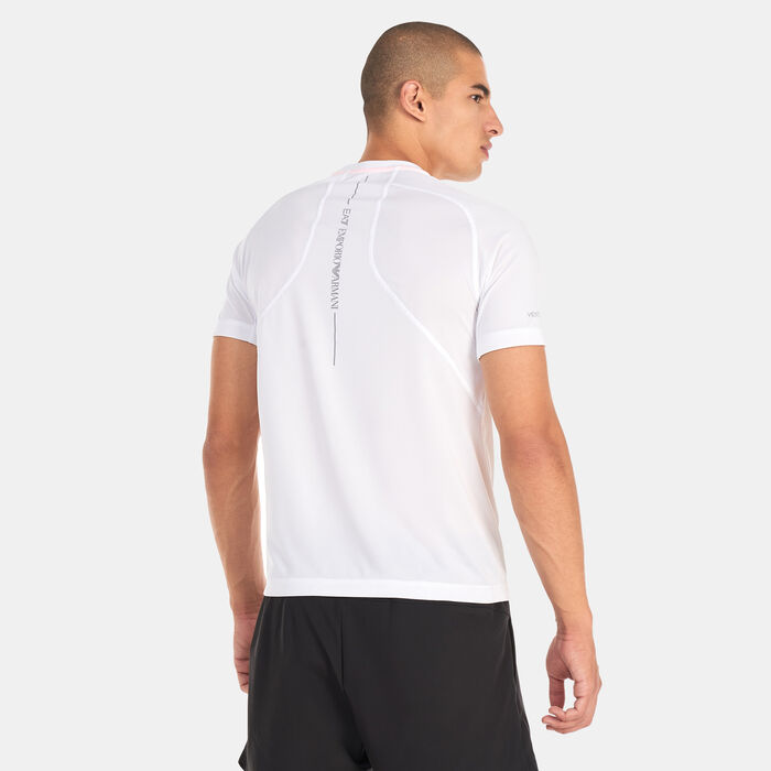 EA7 Emporio Armani Men's Ventus 7 Logo T-Shirt White image number 1