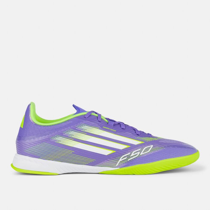 adidas Men's F50 League Indoor Court Football Shoes Purple adidas Men's F50 League Indoor Court Football Shoes Purple image number 0