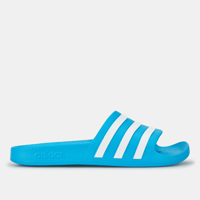 adidas Adilette Aqua Slides Blue adidas Adilette Aqua Slides Blue image number 1