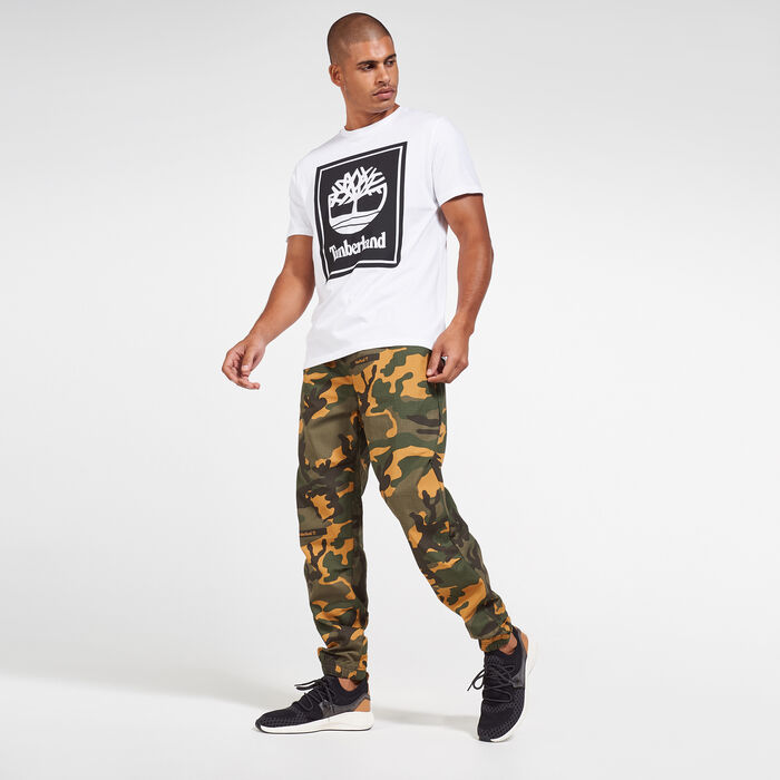 Timberland Men's Stack Logo T-Shirt White Timberland Men's Stack Logo T-Shirt White image number 2