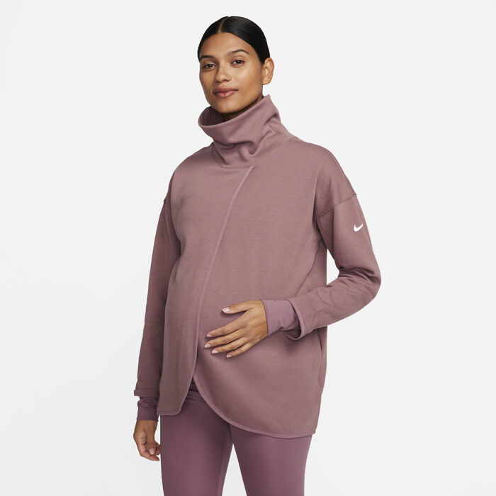 Nike Women's Reversible Maternity Pullover Black Nike Women's Reversible Maternity Pullover Black image number 0