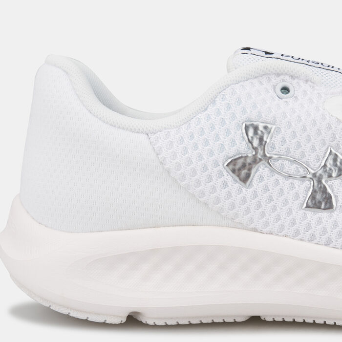 Under Armour Men's UA Charged Pursuit 3 Running Shoe White image number 4