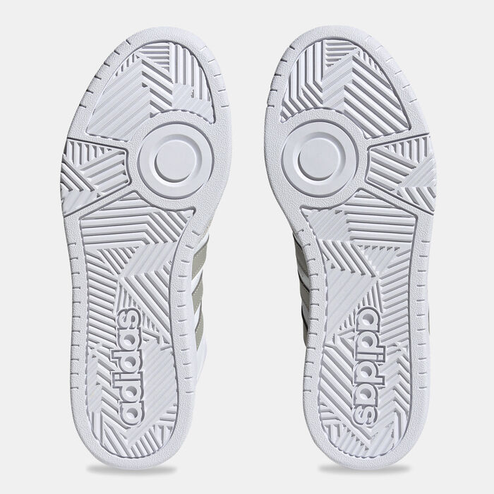 adidas Men's Hoops 3.0 Classic Vintage Mid Shoes White adidas Men's Hoops 3.0 Classic Vintage Mid Shoes White image number 3