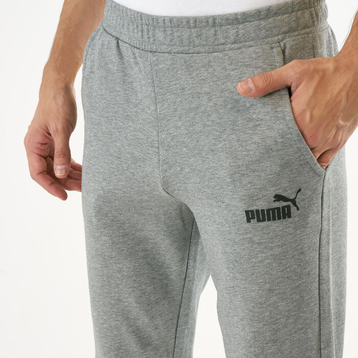PUMA Men's Essential Logo Sweatpants Grey PUMA Men's Essential Logo Sweatpants Grey image number 3