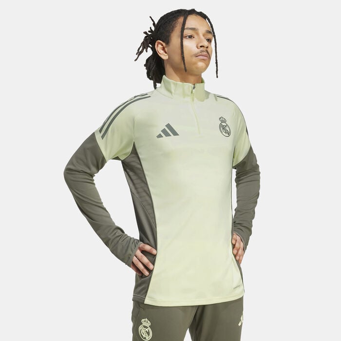 adidas Men's Real Madrid Tiro 25 Competition Training Football Top Green adidas Men's Real Madrid Tiro 25 Competition Training Football Top Green image number 2