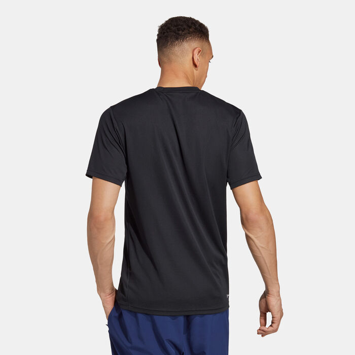 adidas Men's Training Essentials Training T-Shirt Black image number 1
