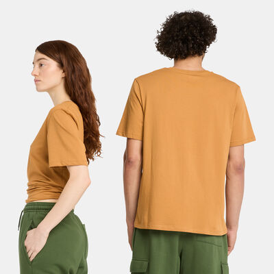 Timberland Men's Small Logo T-Shirt Brown Timberland Men's Small Logo T-Shirt Brown