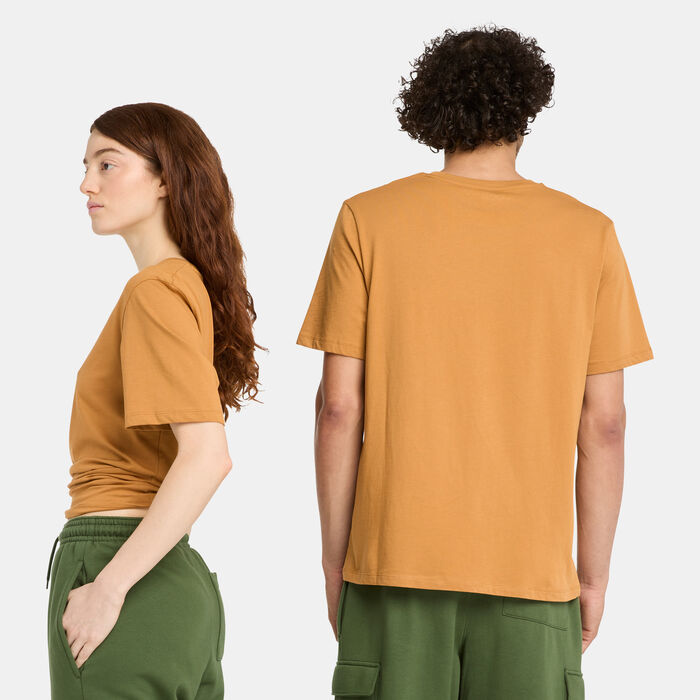 Timberland Men's Small Logo T-Shirt Brown Timberland Men's Small Logo T-Shirt Brown image number 1