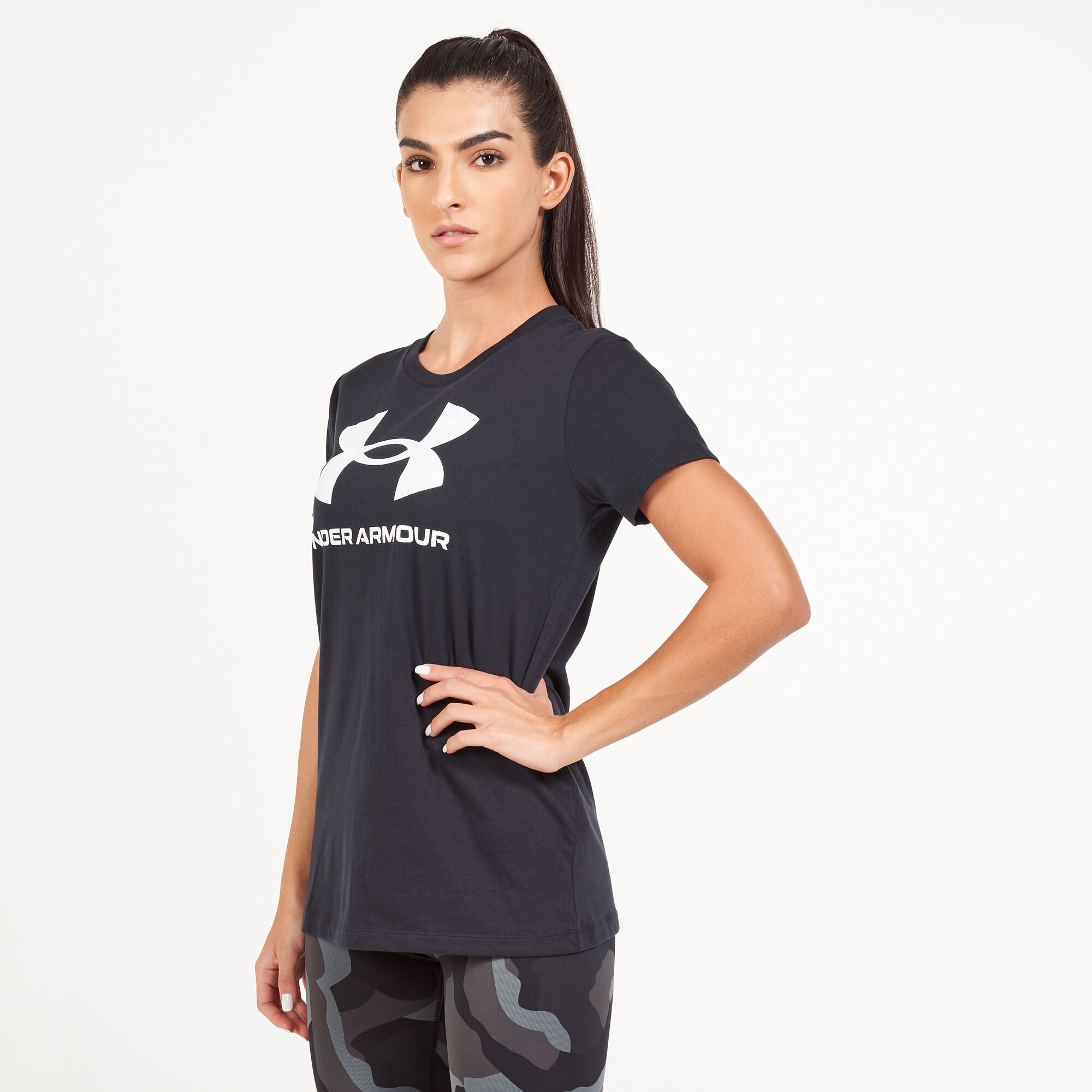 Under armour womens store cotton t shirts