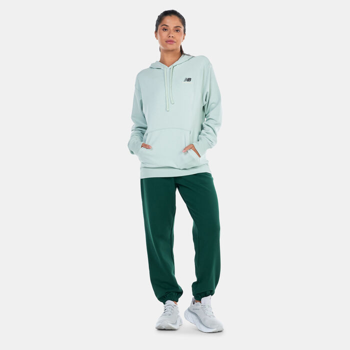 New Balance Women's Uni-ssentials French Terry Hoodie Blue New Balance Women's Uni-ssentials French Terry Hoodie Blue image number 2