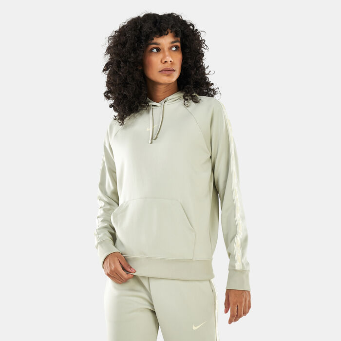 Buy Nike Women's Sportswear Logo Tape Hoodie White in KSA -SSS