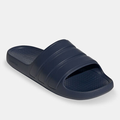 adidas Men's Adilette Flow Slides Grey adidas Men's Adilette Flow Slides Grey