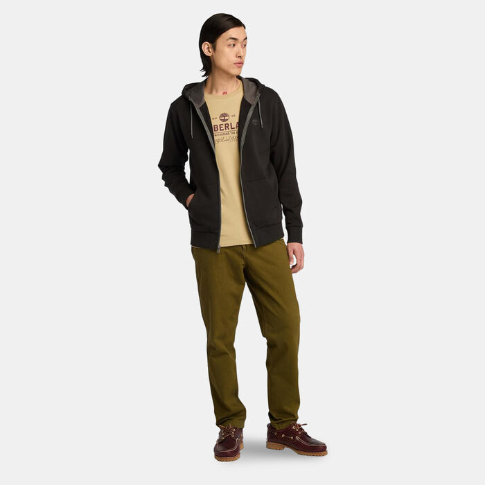 Timberland Men's Oyster River Brand Carrier Sweatshirt Black Timberland Men's Oyster River Brand Carrier Sweatshirt Black image number 2