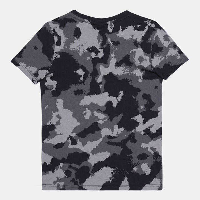 PUMA Kids' Alpha Allover Print T-Shirt Pink PUMA Kids' Alpha Allover Print T-Shirt Pink image number 1