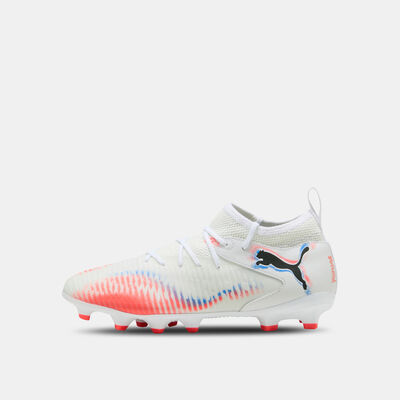 PUMA Kids' FUTURE 8 MATCH Multi-Ground Football Shoes White
