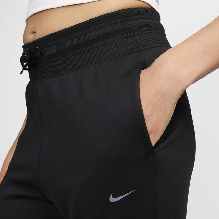Nike Women's Therma-FIT One High-Waisted 7/8 Trousers Black Nike Women's Therma-FIT One High-Waisted 7/8 Trousers Black image number 2