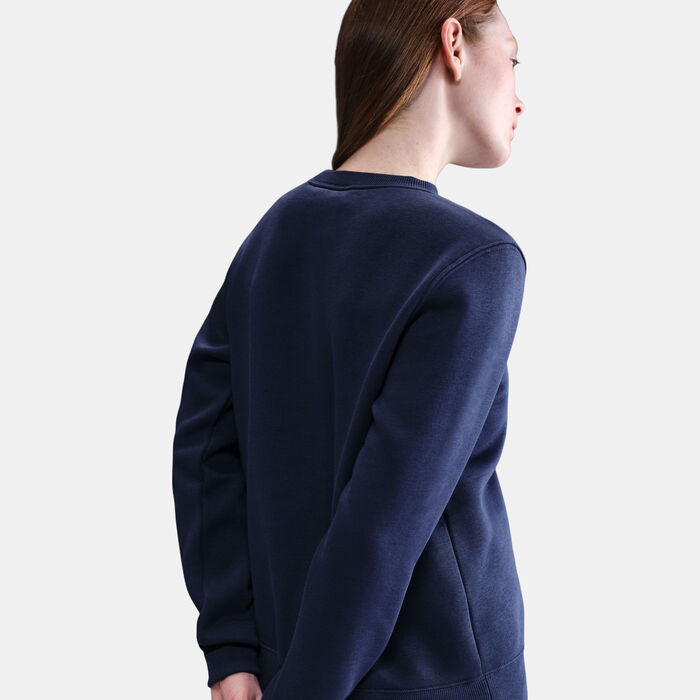 Nike Women's Sportswear Phoenix Fleece Sweatshirt Blue Nike Women's Sportswear Phoenix Fleece Sweatshirt Blue image number 4