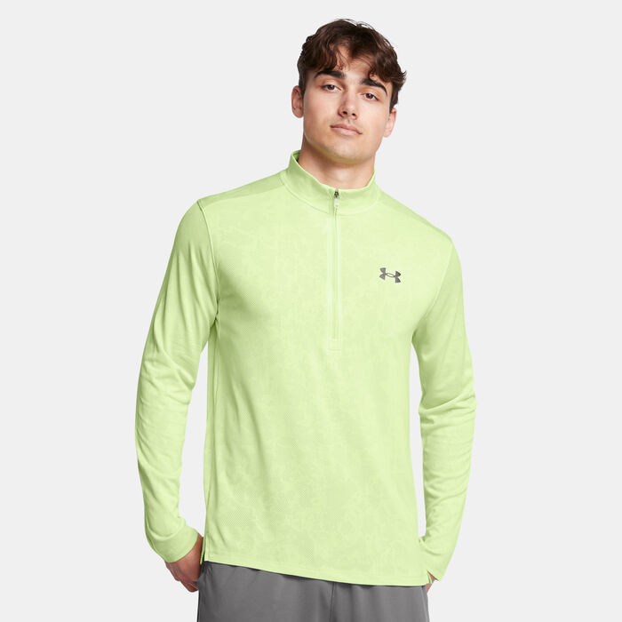 Under Armour Men's UA Tech Vent Training 1/2-Zip Top Green image number 0
