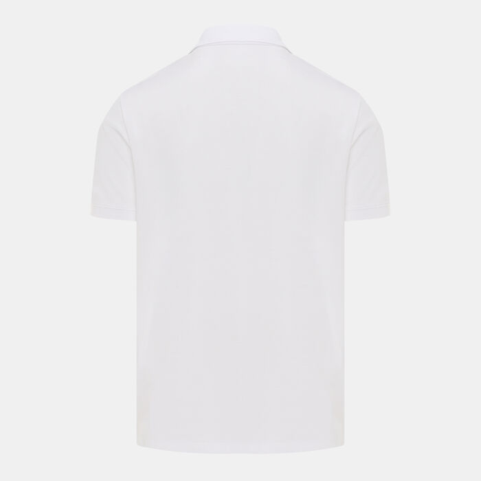 Timberland Men's Woven Badge Polo Shirt White image number 1