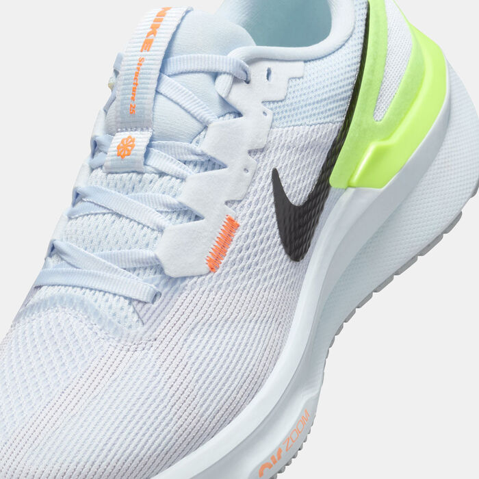Nike Women's Air Zoom Structure 25 Shoe Blue image number 4