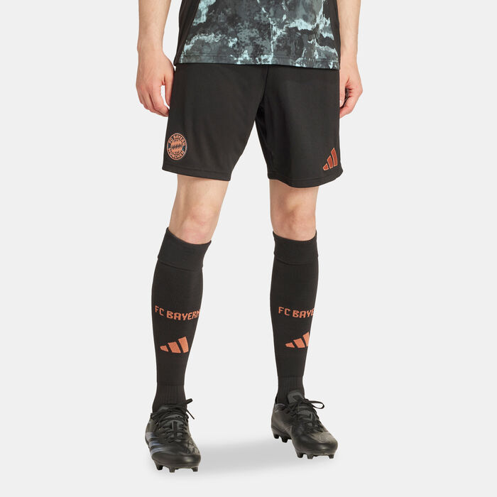 adidas Men's Bayern Munich 24/25 Away Replica Football Shorts Black image number 0