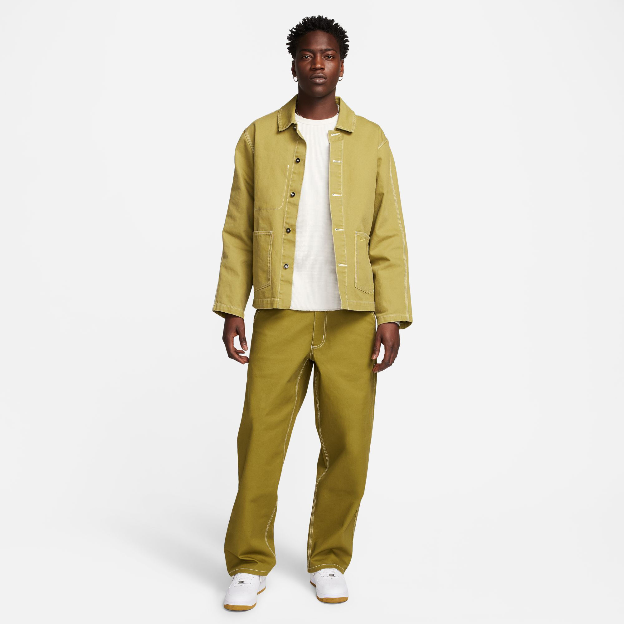 Shop Nike Men's Life Carpenter Pants Green Online in KSA -SSS
