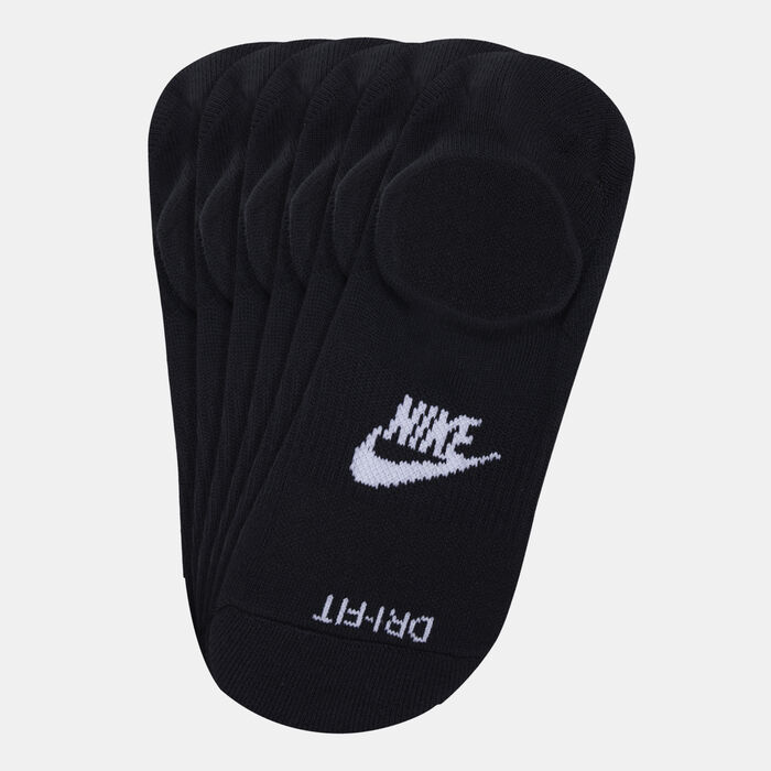 Nike Men's Everyday Plus Cushioned Footie Socks (3 Pack) Black image number 0