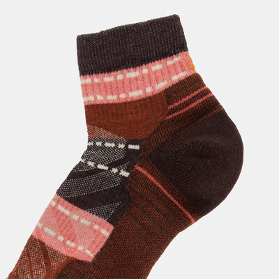 Smartwool Women's Hike Light Cushion Margarita Ankle Socks Brown