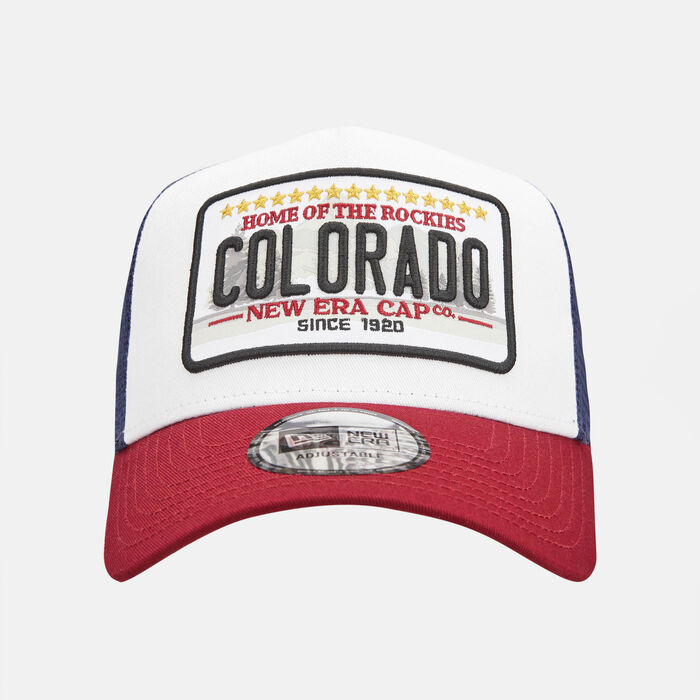 New Era Men's Patch Trucker Cap Blue image number 0