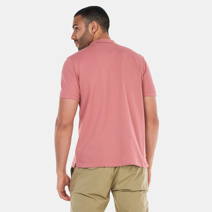 Timberland Men's Small Logo Polo Shirt Brown Timberland Men's Small Logo Polo Shirt Brown image number 1