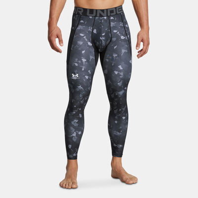 Under Armour Men's HeatGear Printed Leggings Black