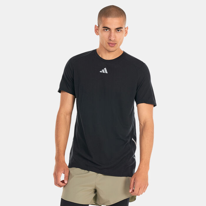 adidas Men's Win Confidence Running T-Shirt Black image number 0