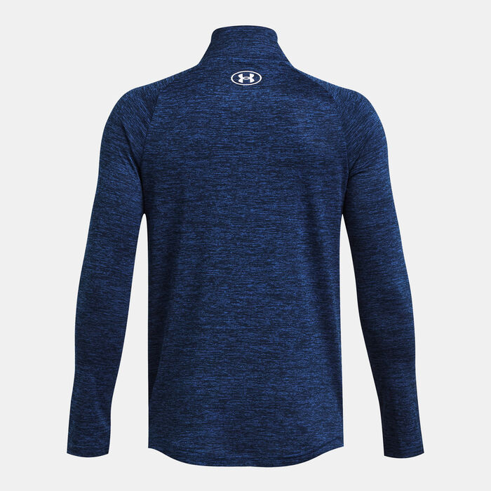 Under Armour Kids' UA Tech 2.0 1/2-Zip Training Top Blue Under Armour Kids' UA Tech 2.0 1/2-Zip Training Top Blue image number 1