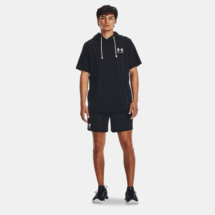 Under Armour Men's Rival Terry Shorts Black Under Armour Men's Rival Terry Shorts Black image number 2