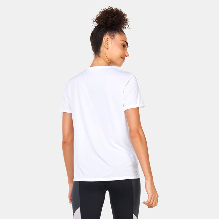 Nike Women's Dri-FIT T-Shirt White Nike Women's Dri-FIT T-Shirt White image number 1