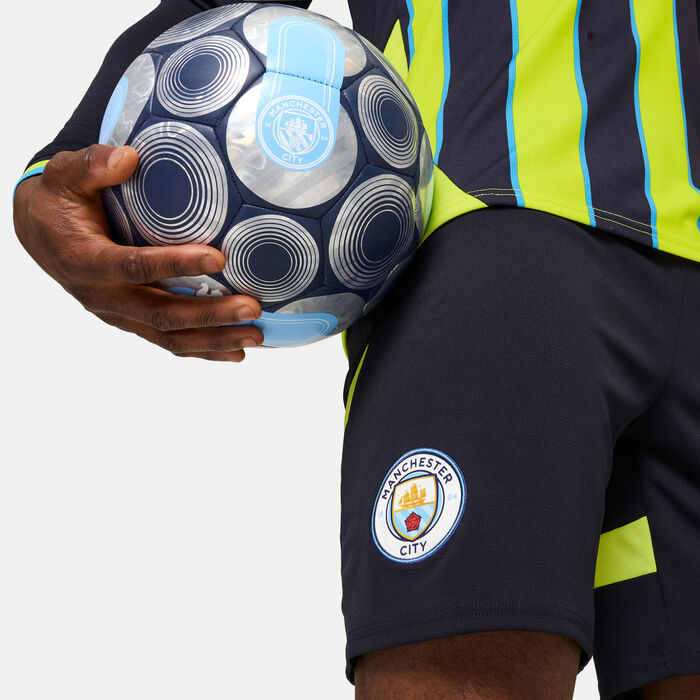 PUMA Men's Manchester City 24/25 Home Replica Football Shorts Blue PUMA Men's Manchester City 24/25 Home Replica Football Shorts Blue image number 3