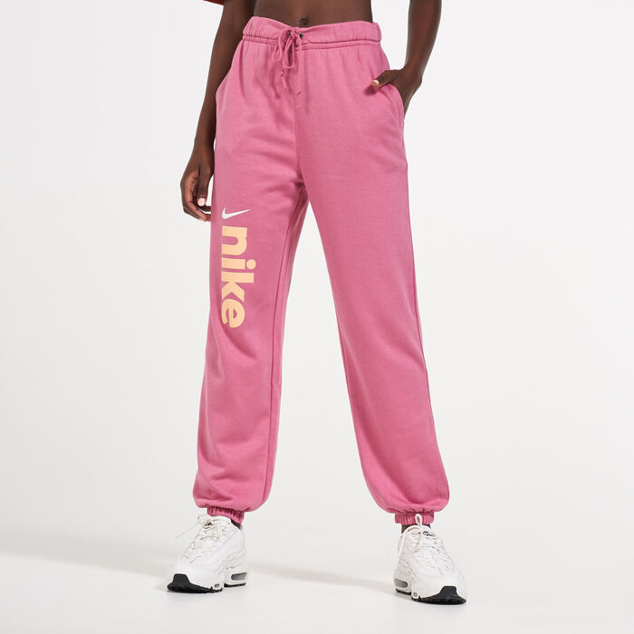 Nike Women's Sportswear Fleece Varsity Joggers Pink Nike Women's Sportswear Fleece Varsity Joggers Pink image number 0