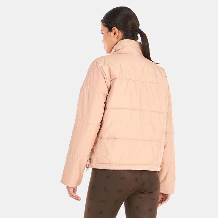 adidas Originals Women's Short Puffer Jacket Beige image number 1